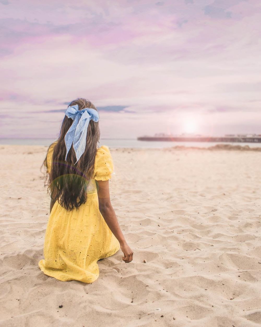 meditation tips on a beach