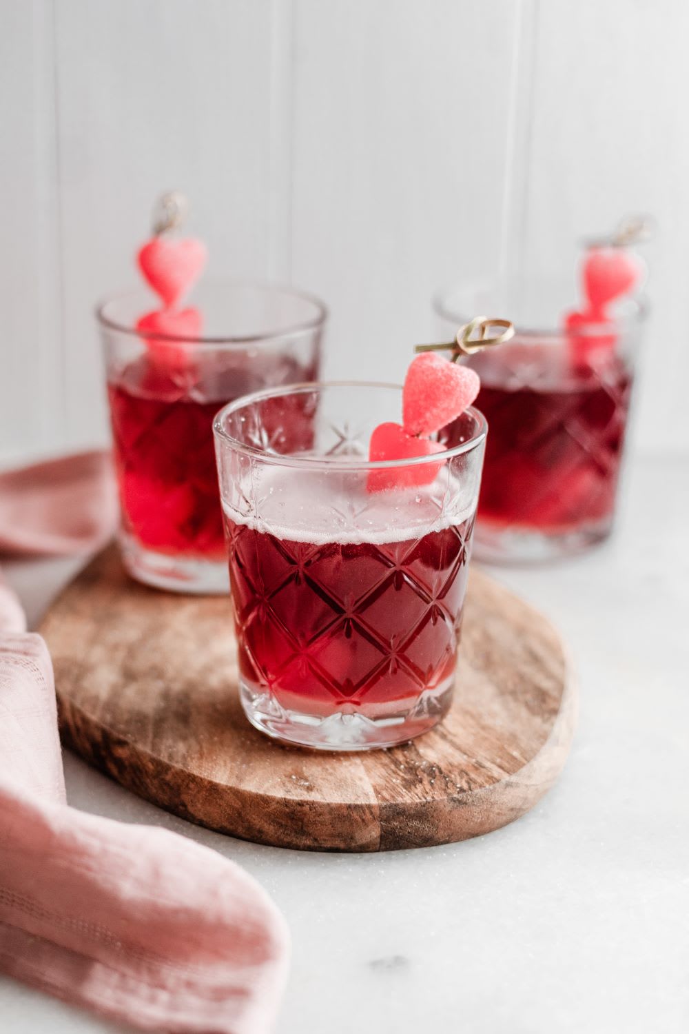 Valentine Cocktail Cherry Gin Fizz Recipe Fashion Blog
