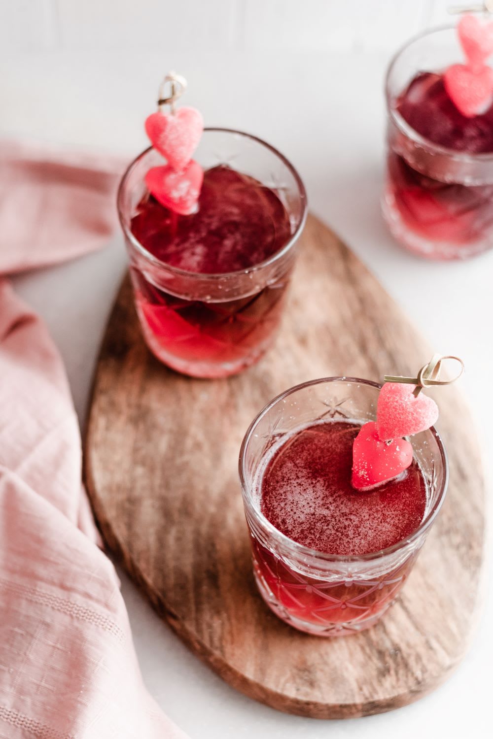 Valentine Cocktail Cherry Gin Fizz Recipe Fashion Blog