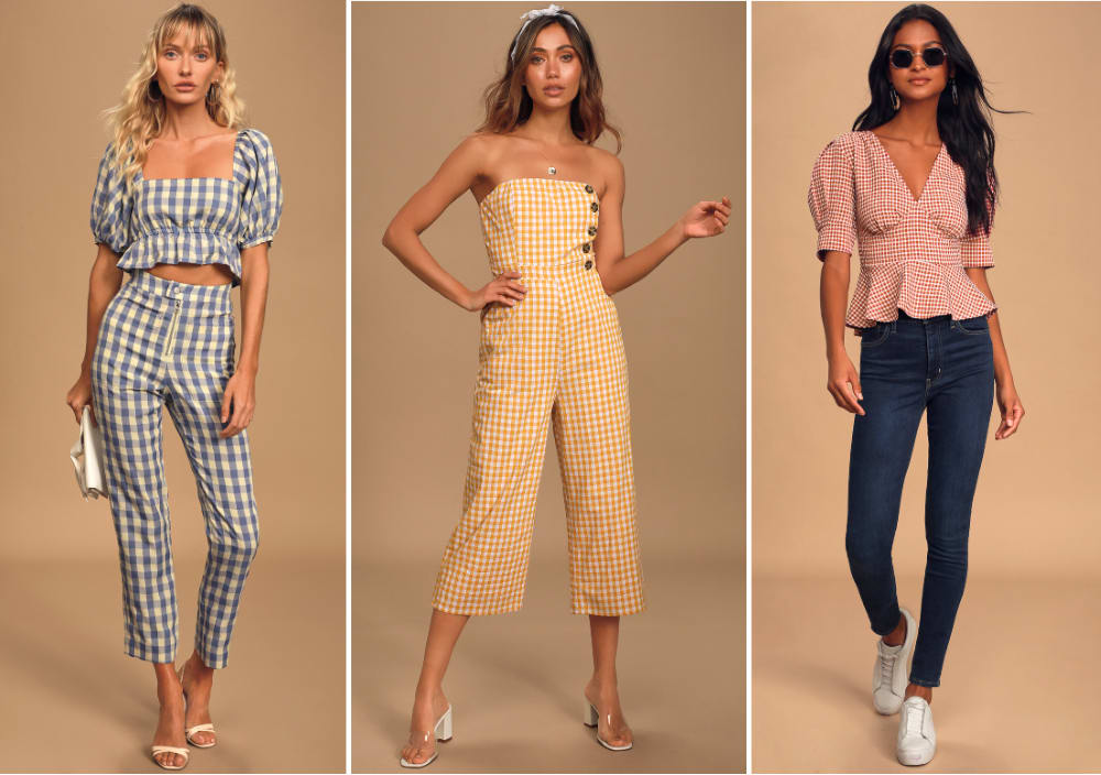 gingham clothing spring 2020 
