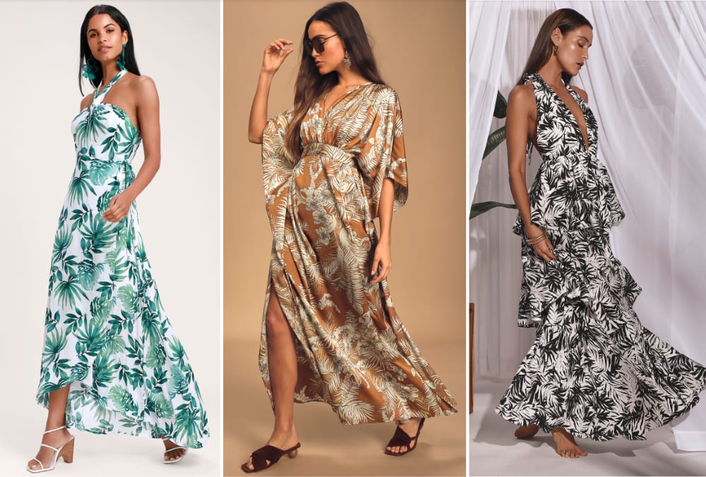 tropical print clothing for spring