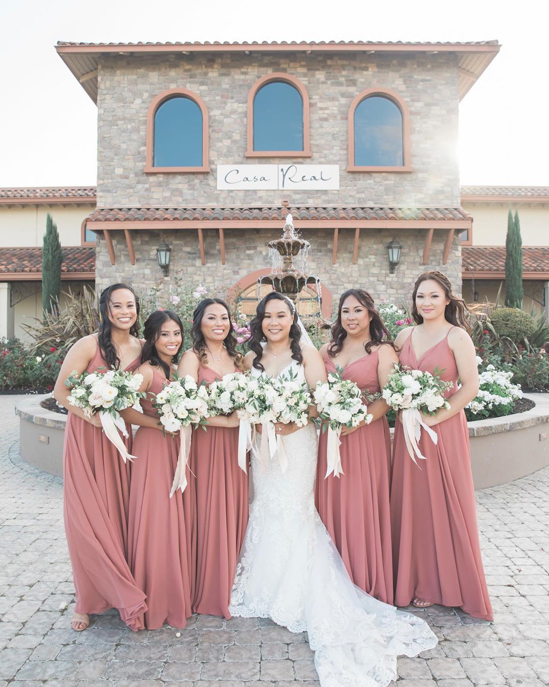 lulus rusty rose bridesmaid dresses