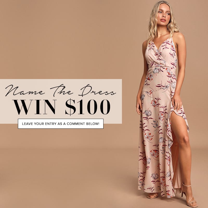 lulus call my name dress