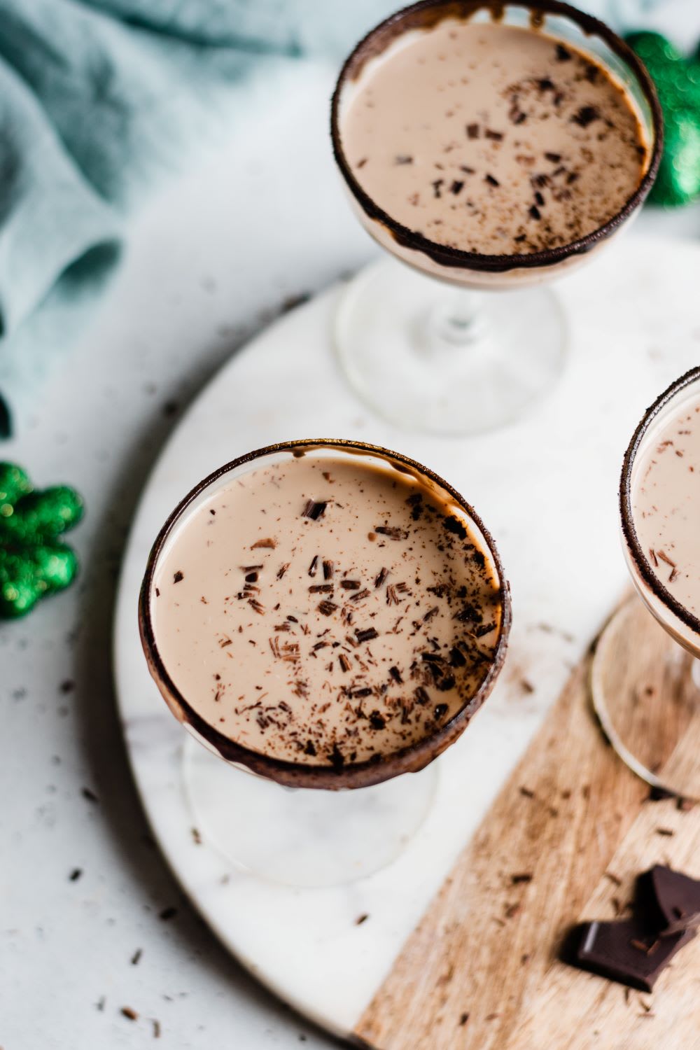 white russian recipe with bailey's for st. patrick's day
