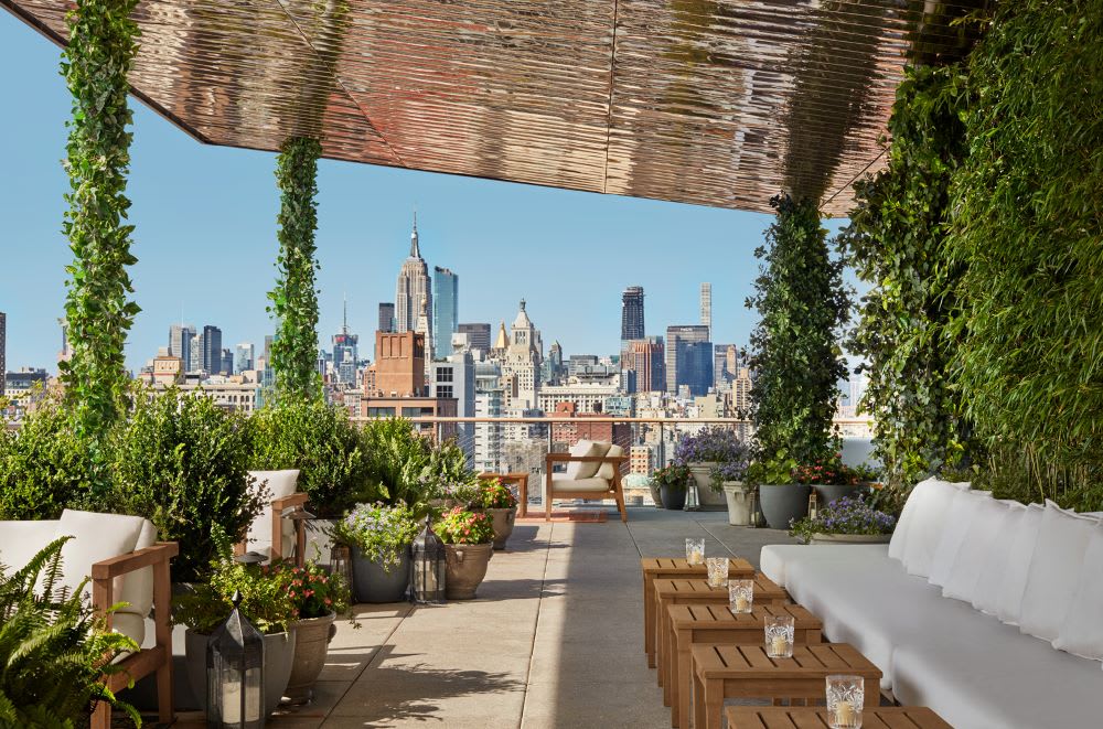 rooftop of public hotel