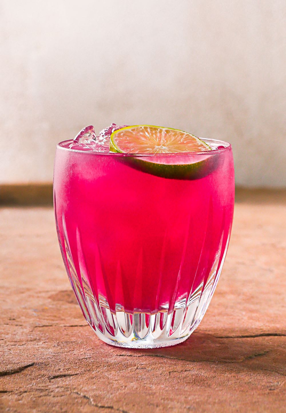 colorful cocktails: prickly pear margarita