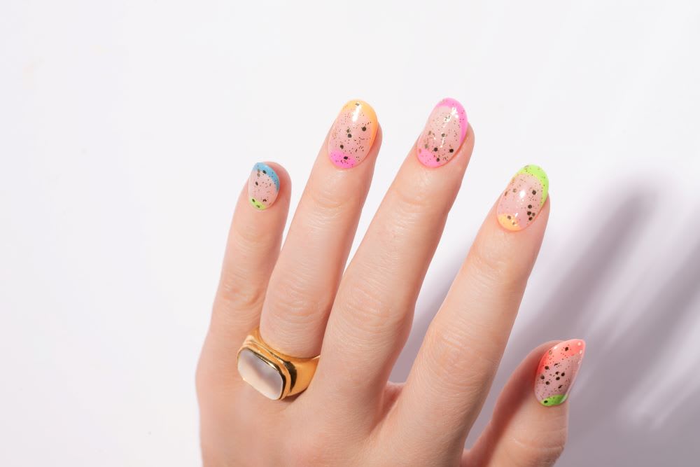 Sparkly Neon French Nails Will Instantly Brighten Your Day - Lulus.com ...