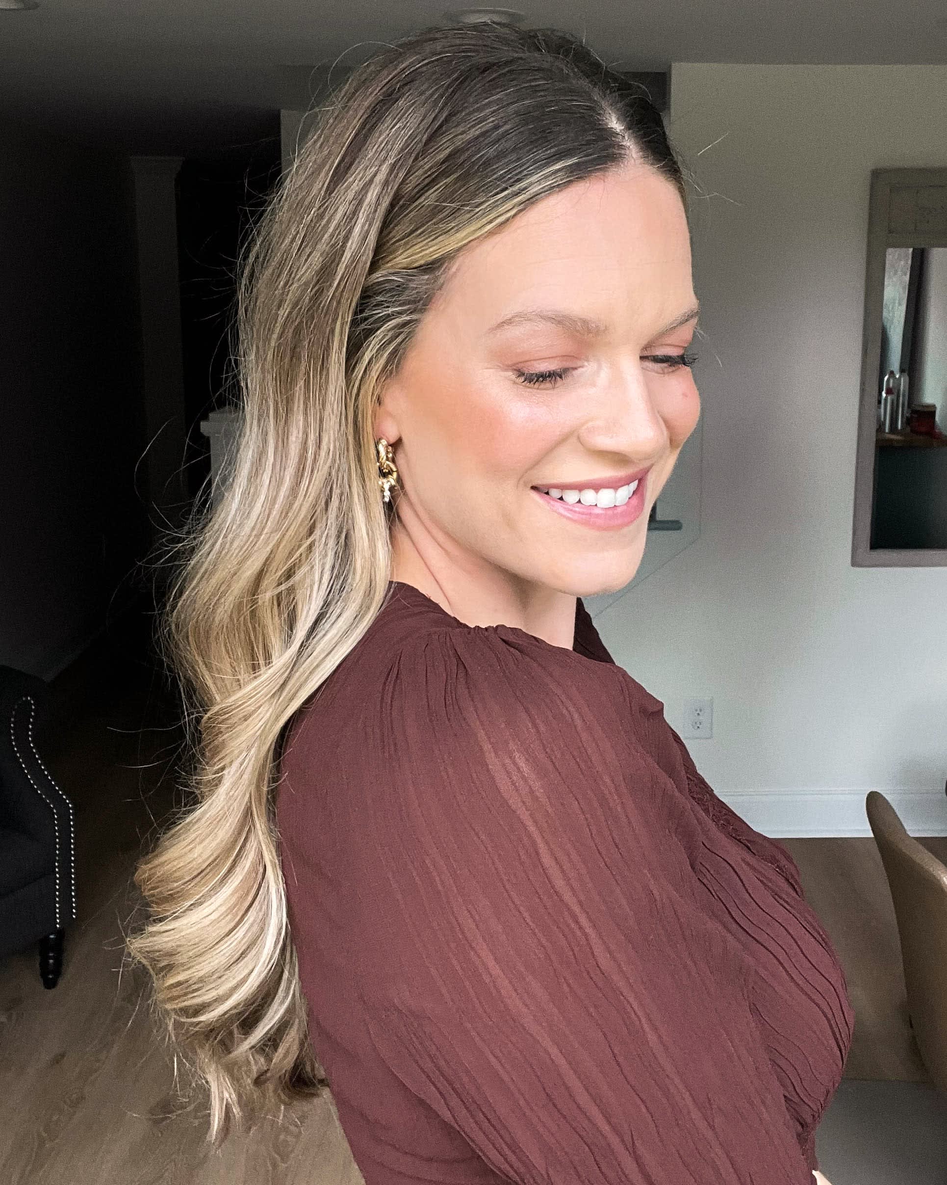 how to middle part hair