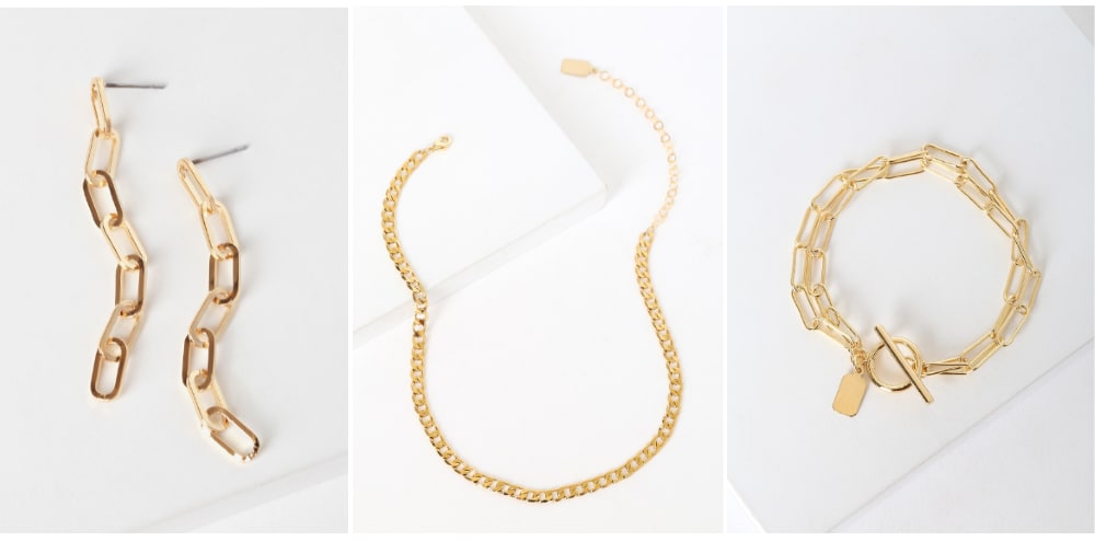 gold chains for fall jewelry trends 2020