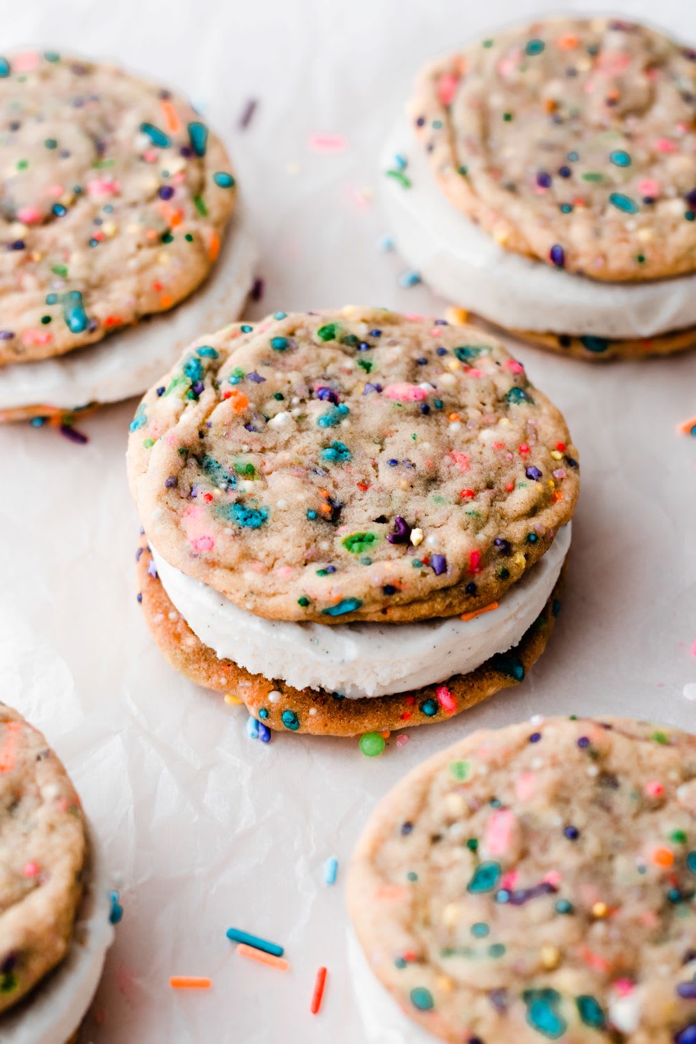 finished ice cream sandwich recipe cookies