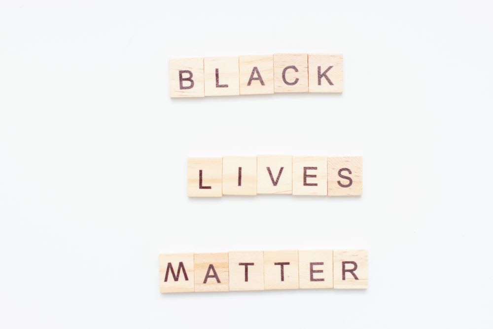 black lives matter wood tiles 