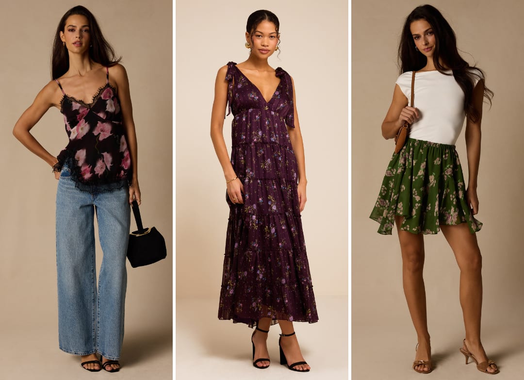 fall floral print trend