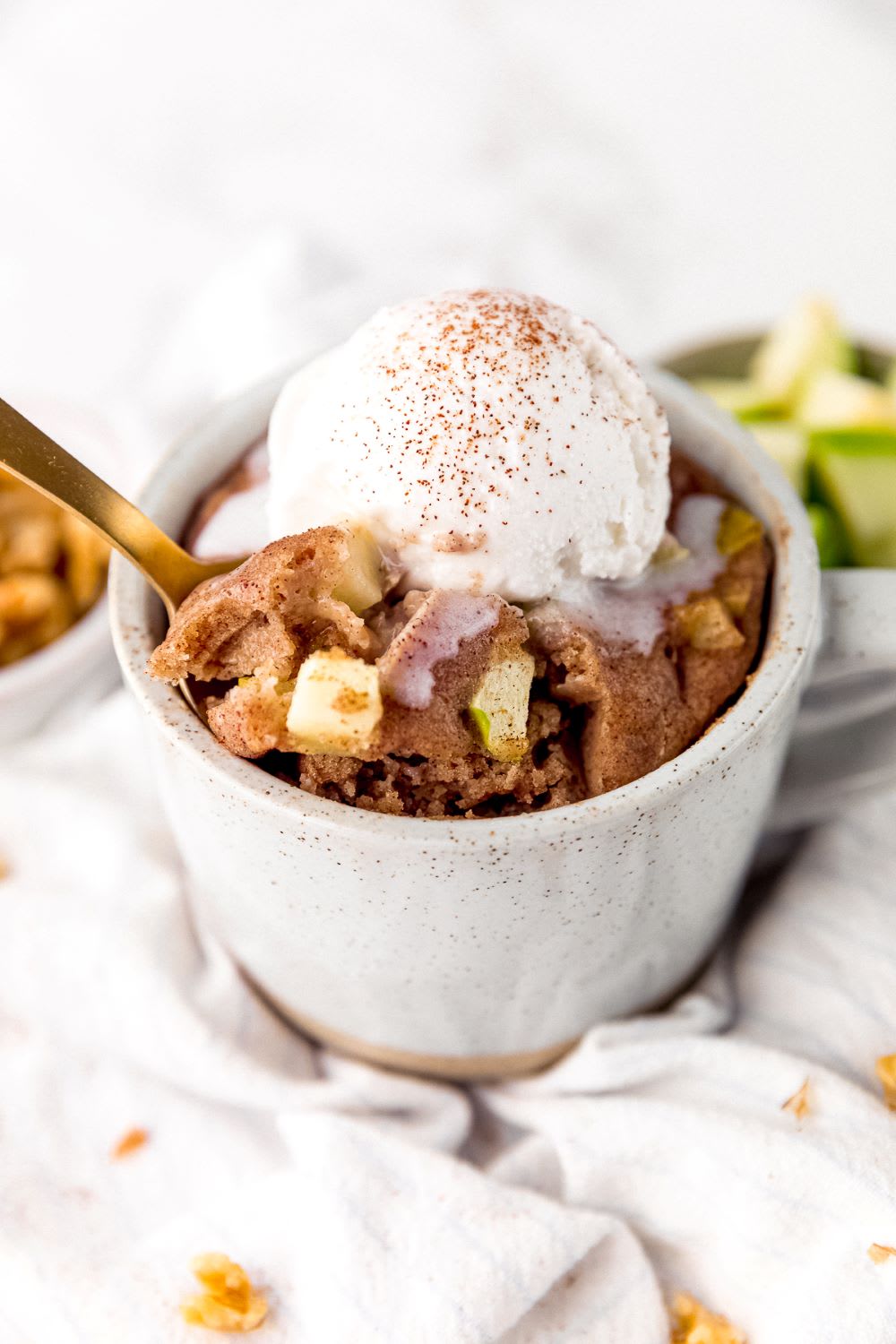 easy mug cake recipe with ice cream 