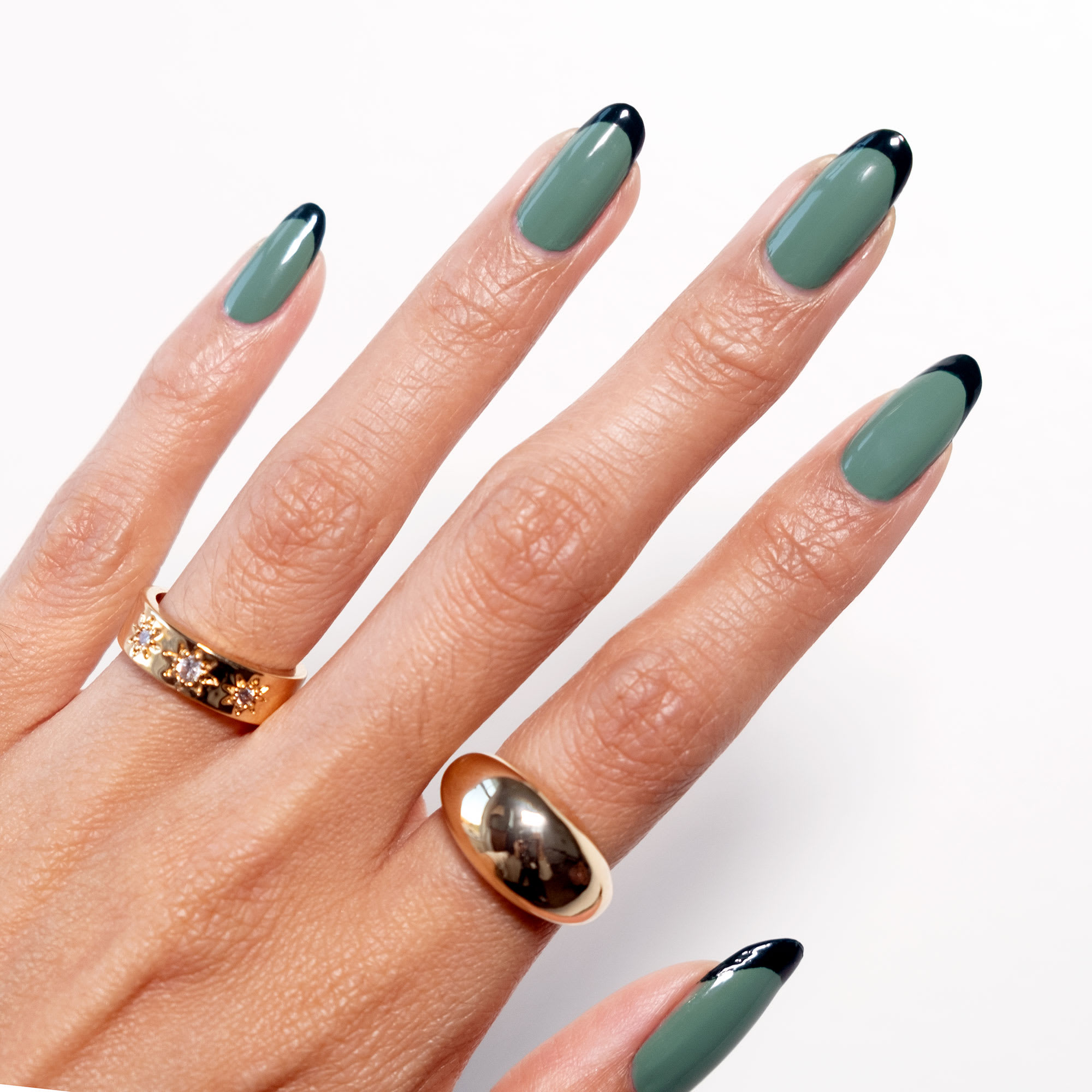 The Prettiest Summer Nail Designs We've Saved : Two tone French tips