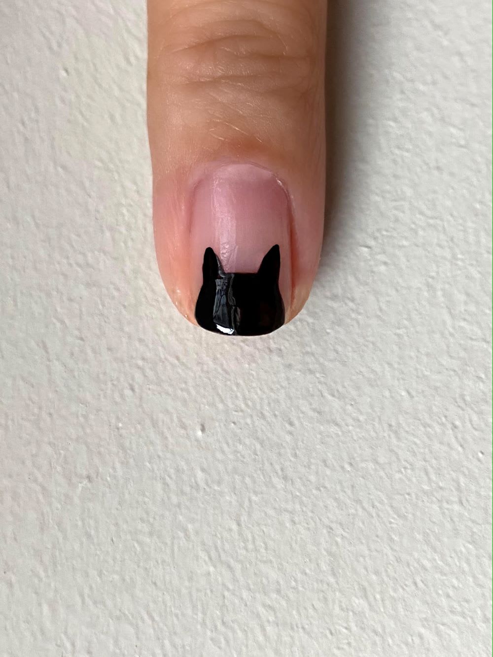 start of black cat nail