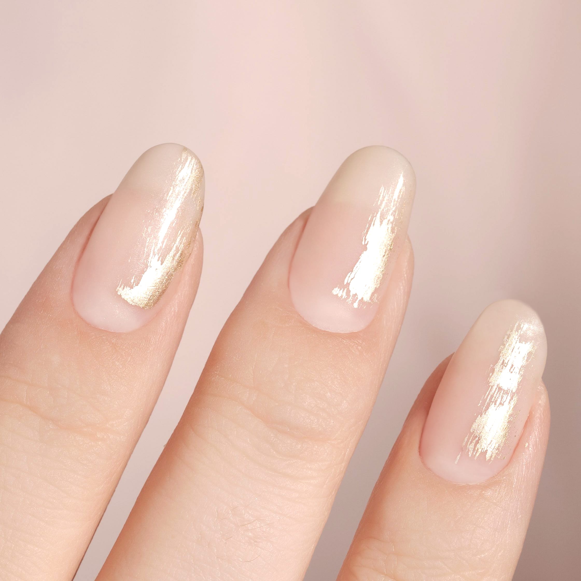 Simple Natural Nails with Foil and Shells. | NAIL ART GALLERY | MARIE  BEAUTY SUPPLY
