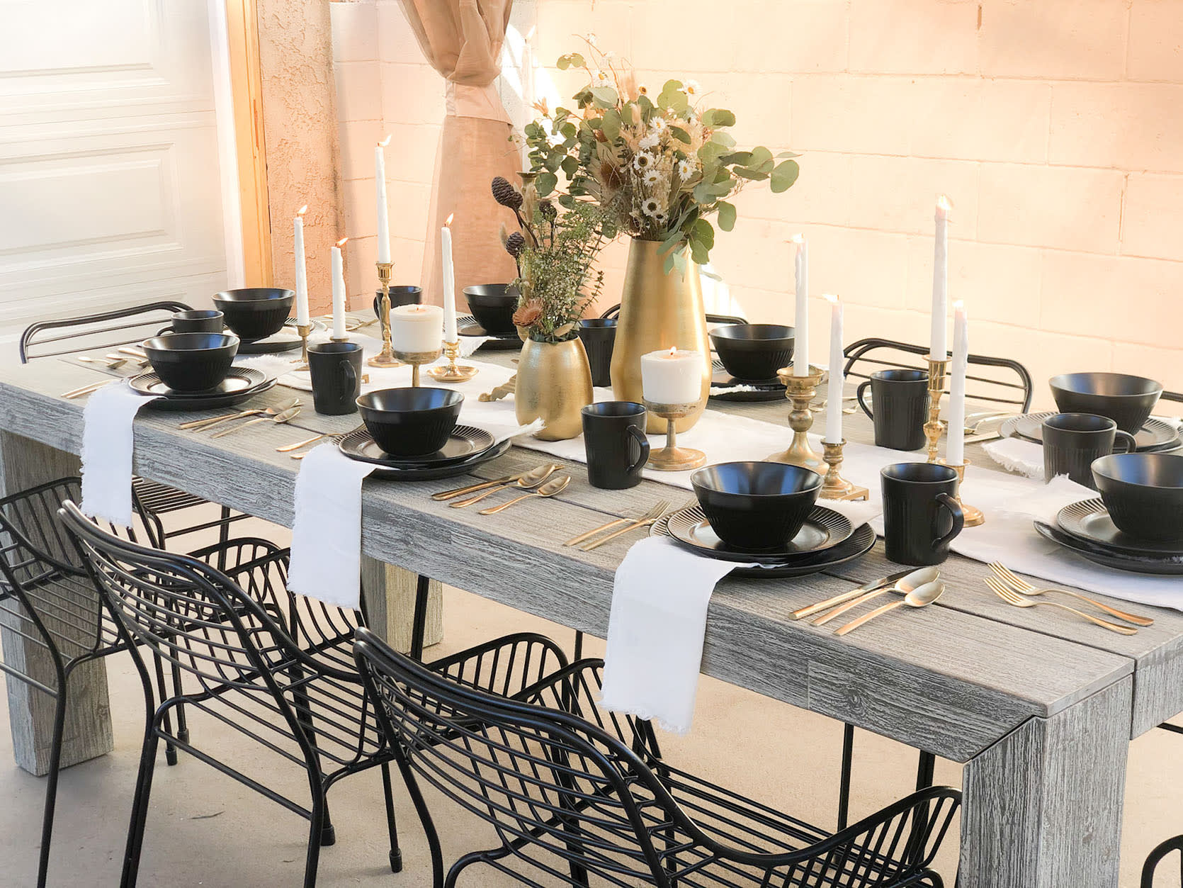 thanksgiving quarantine tablescape