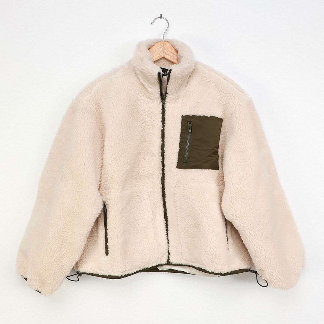 ivory shearling jacket