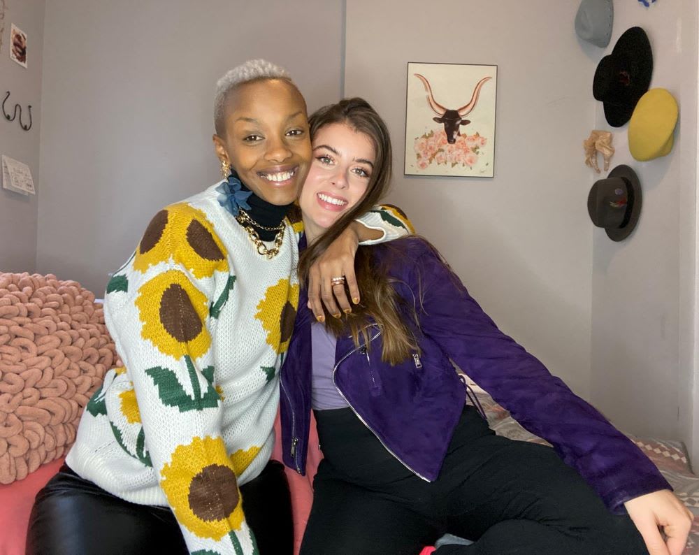 to women who talk about race and year-end gut check reflections hug and smile