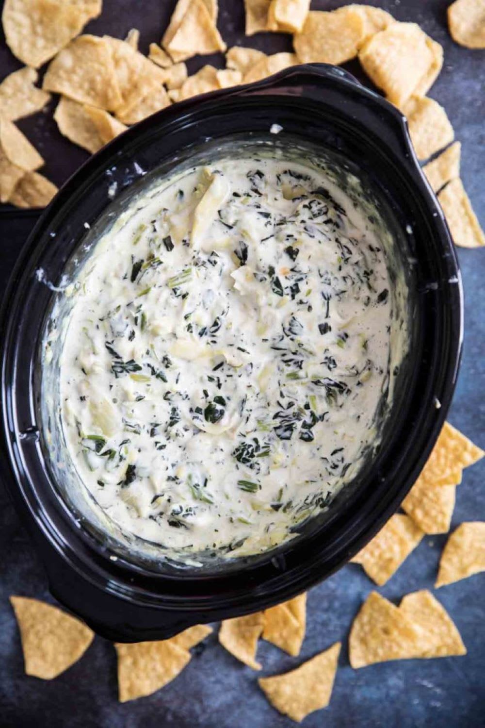 spinach and artichoke dip for new year's appetizer