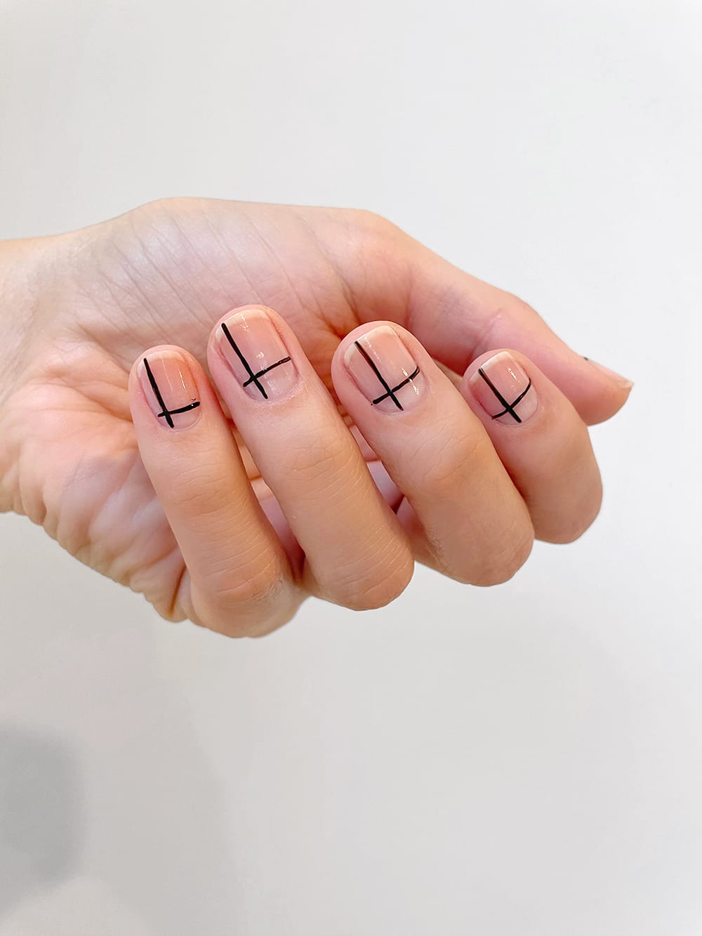 Black Stripe Nails: Bold & Chic