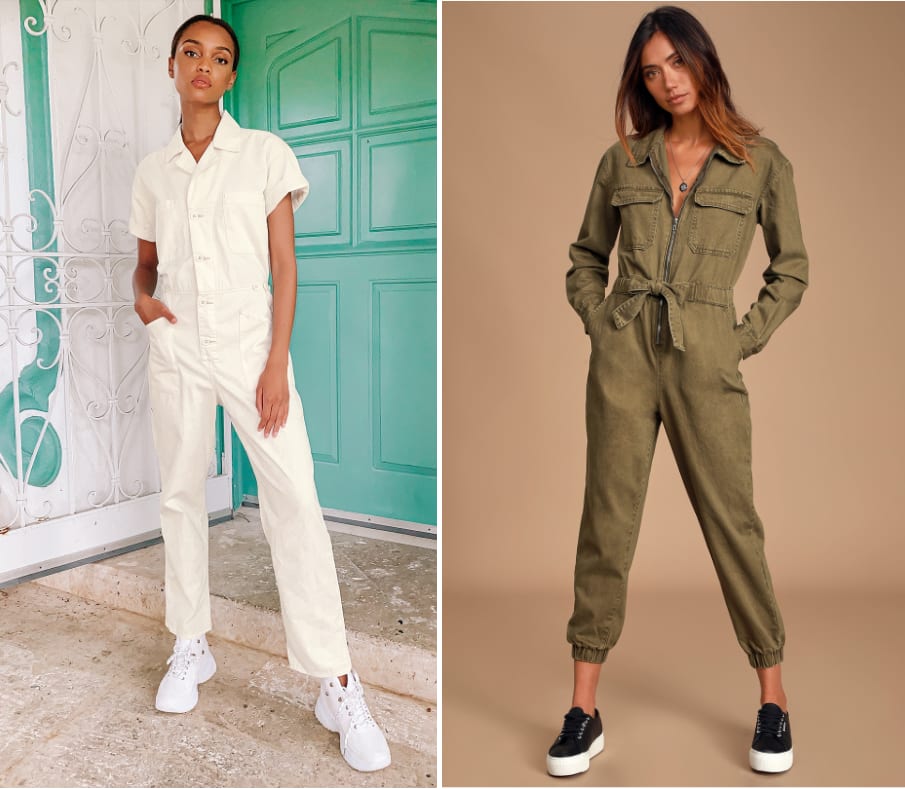 denim jumpsuits