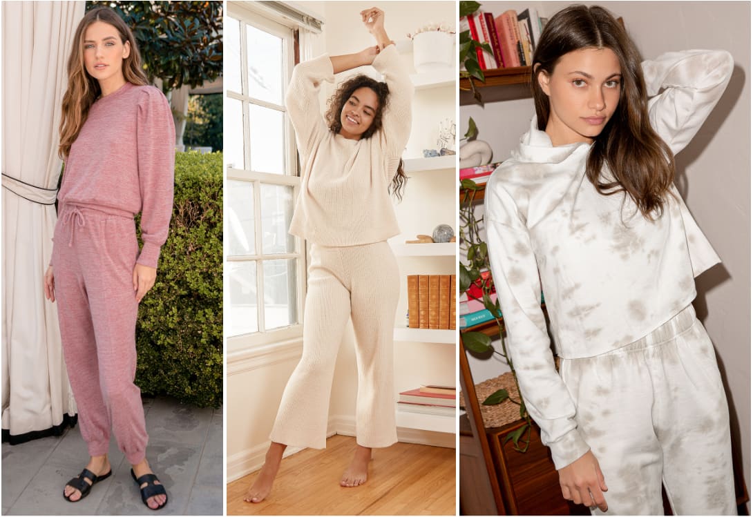 comfrotable loungewear from lulus
