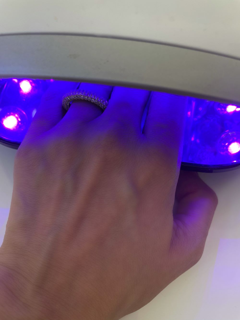 hand curing gel velvet nails