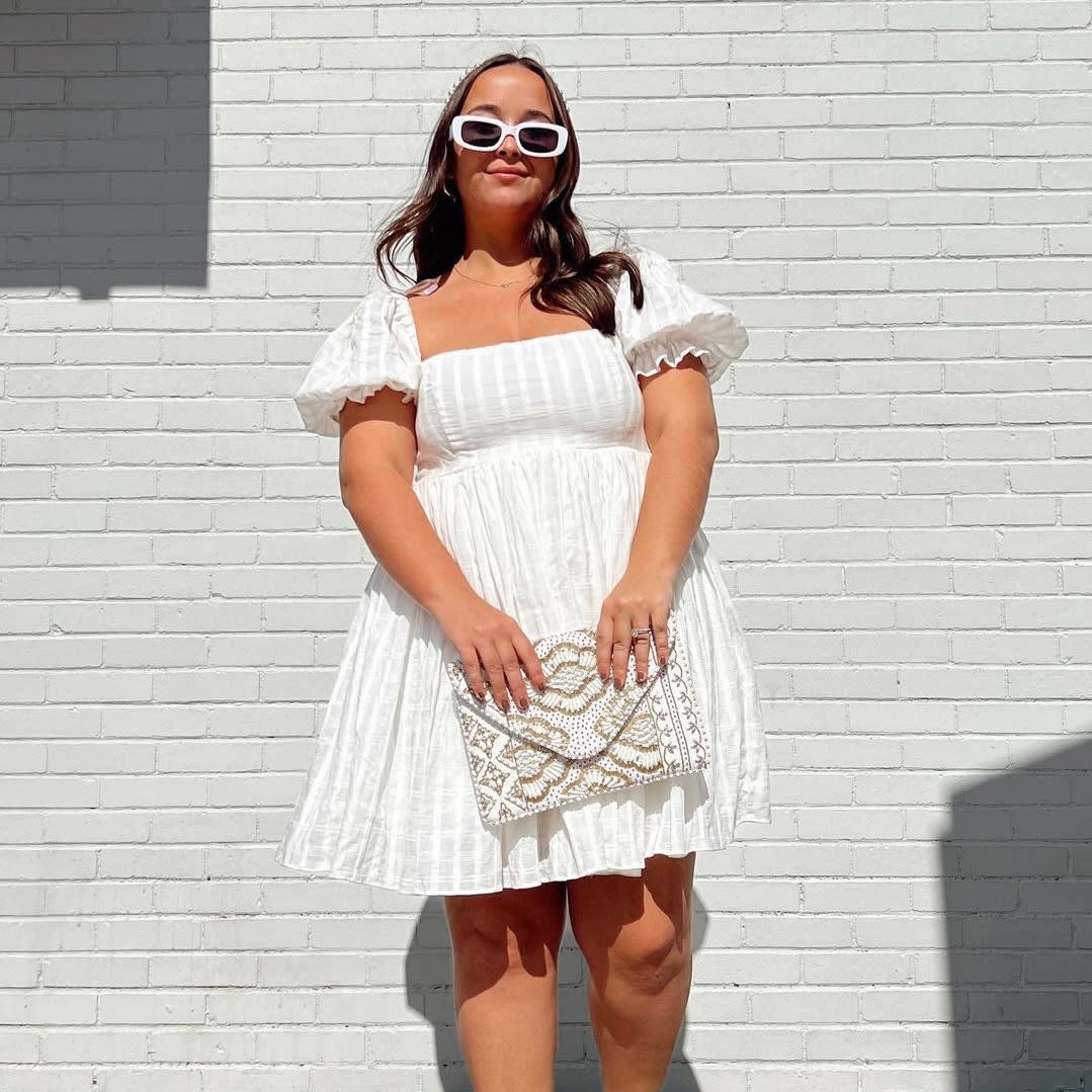 plus size white dresses for women