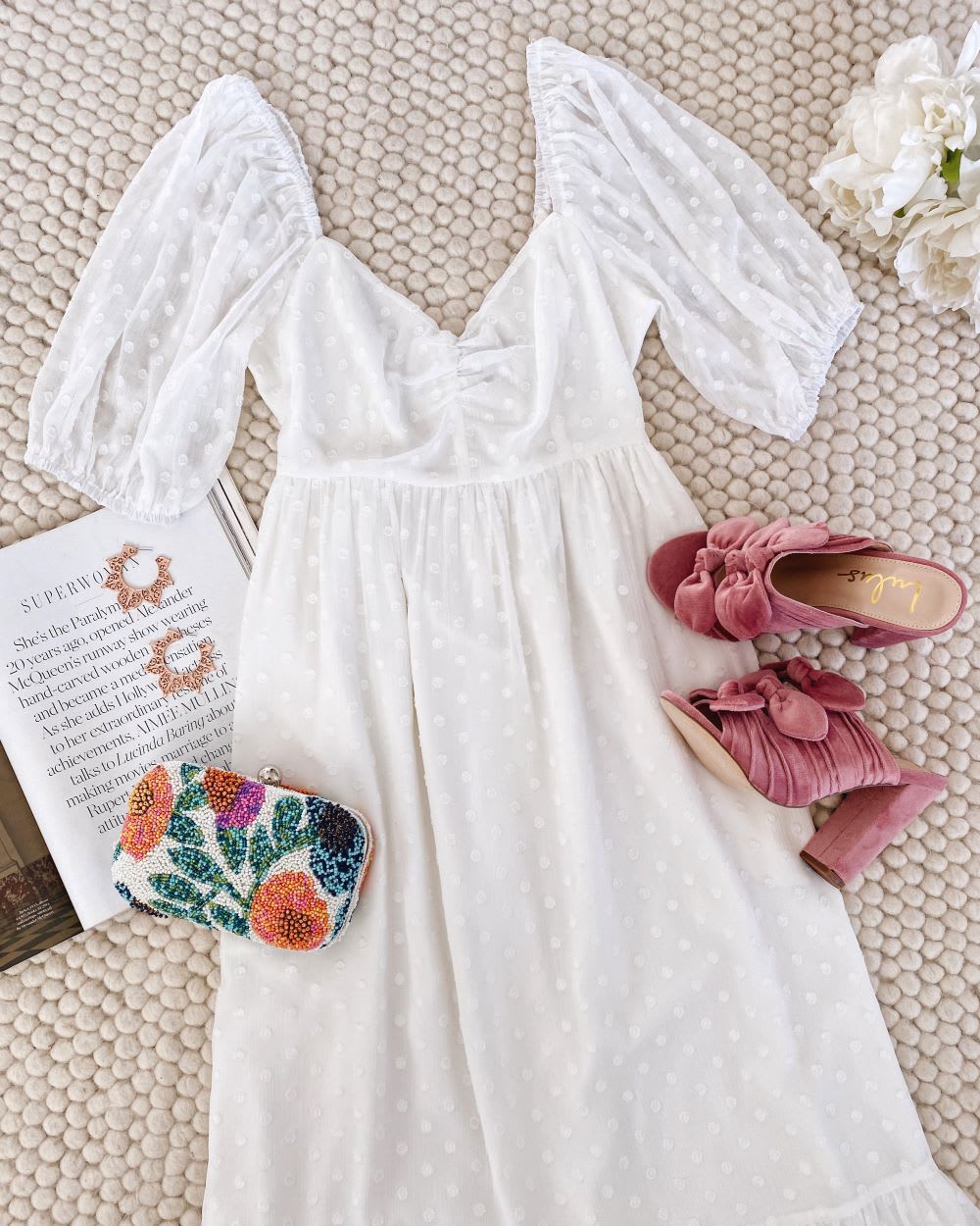 White dress frock hotsell
