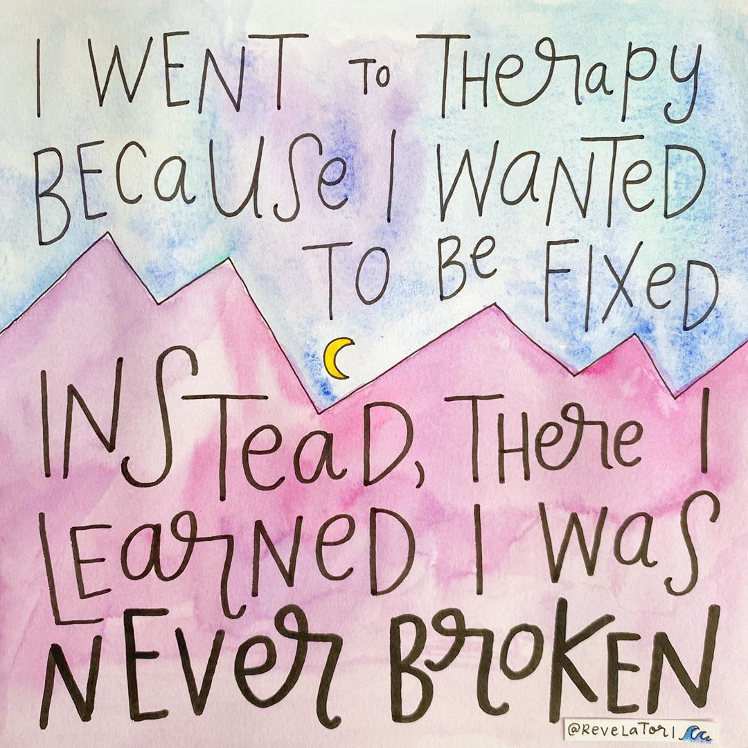 an illustration about therapy from tori press