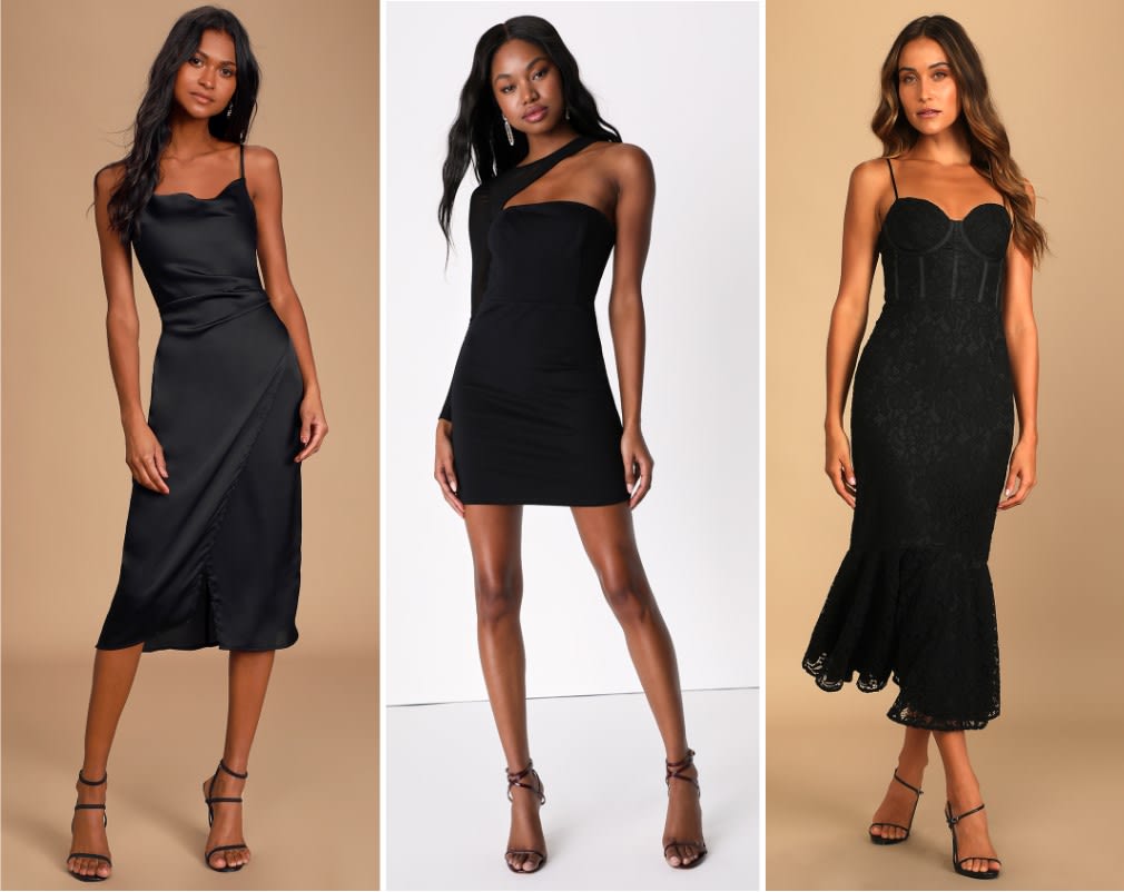 black bachelorette dress