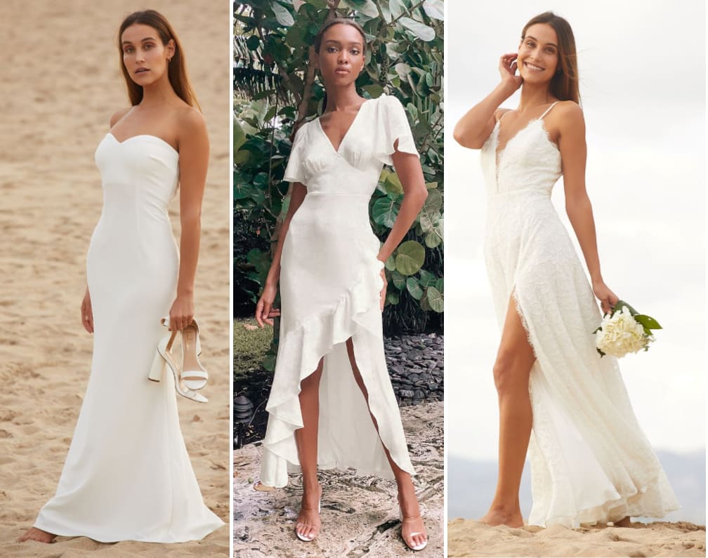 26 Stunning Beach Wedding Dresses Under $100 - Lulus.com Fashion Blog