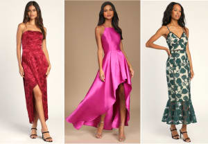 black tie wedding guest dress