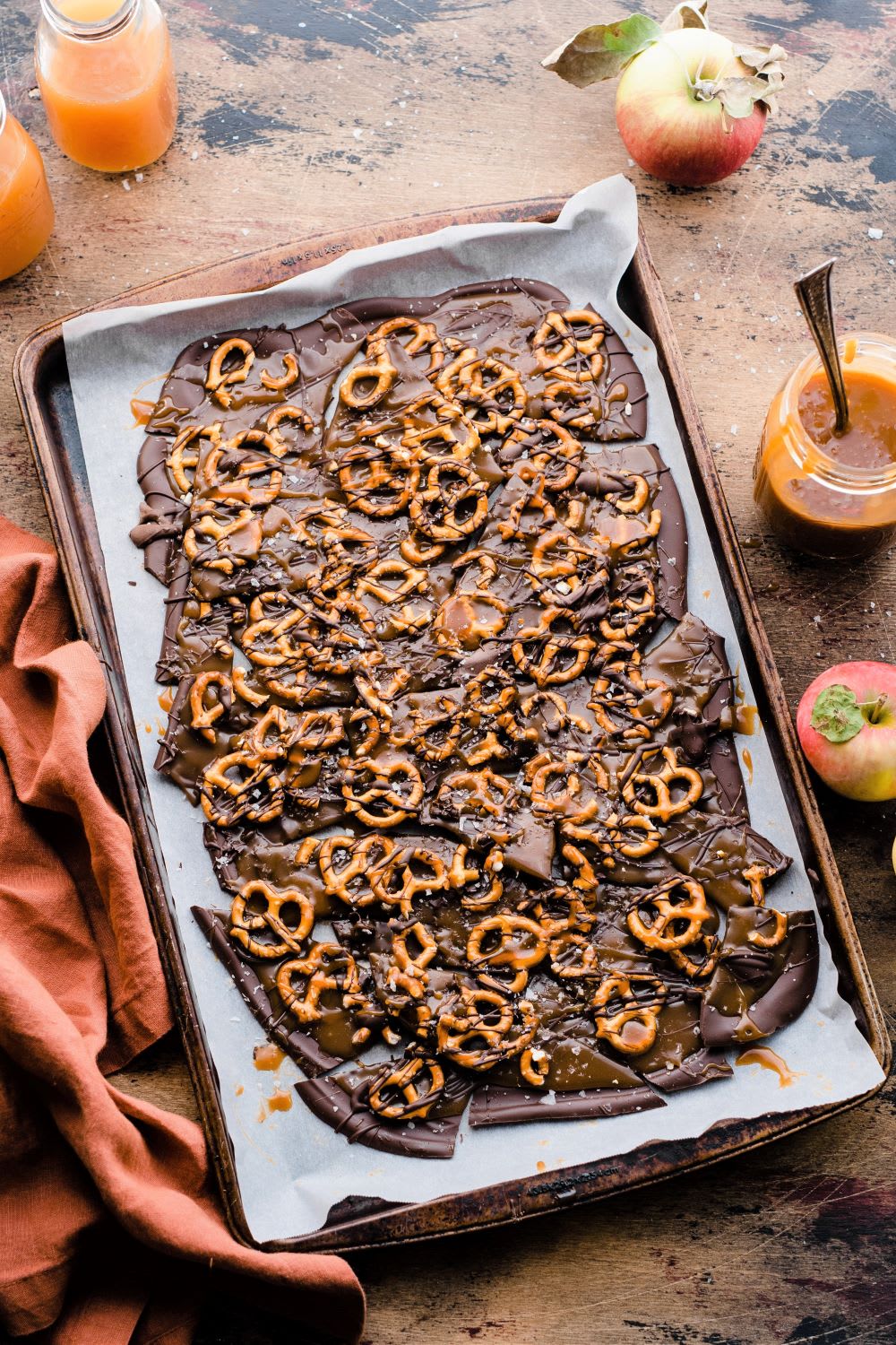pretzel bark