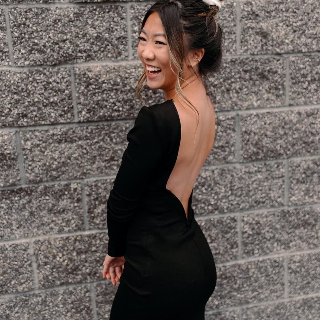 black prom dress backless