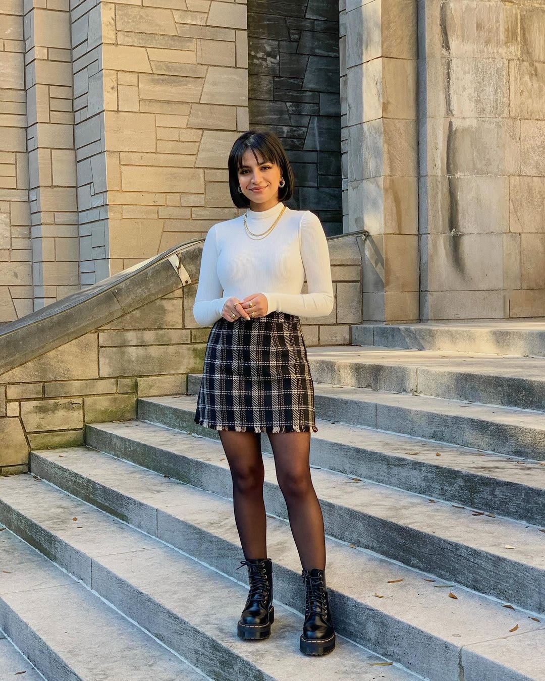 12 Plaid Skirt Outfits To Inspire Your Look All Season -  Fashion  Blog