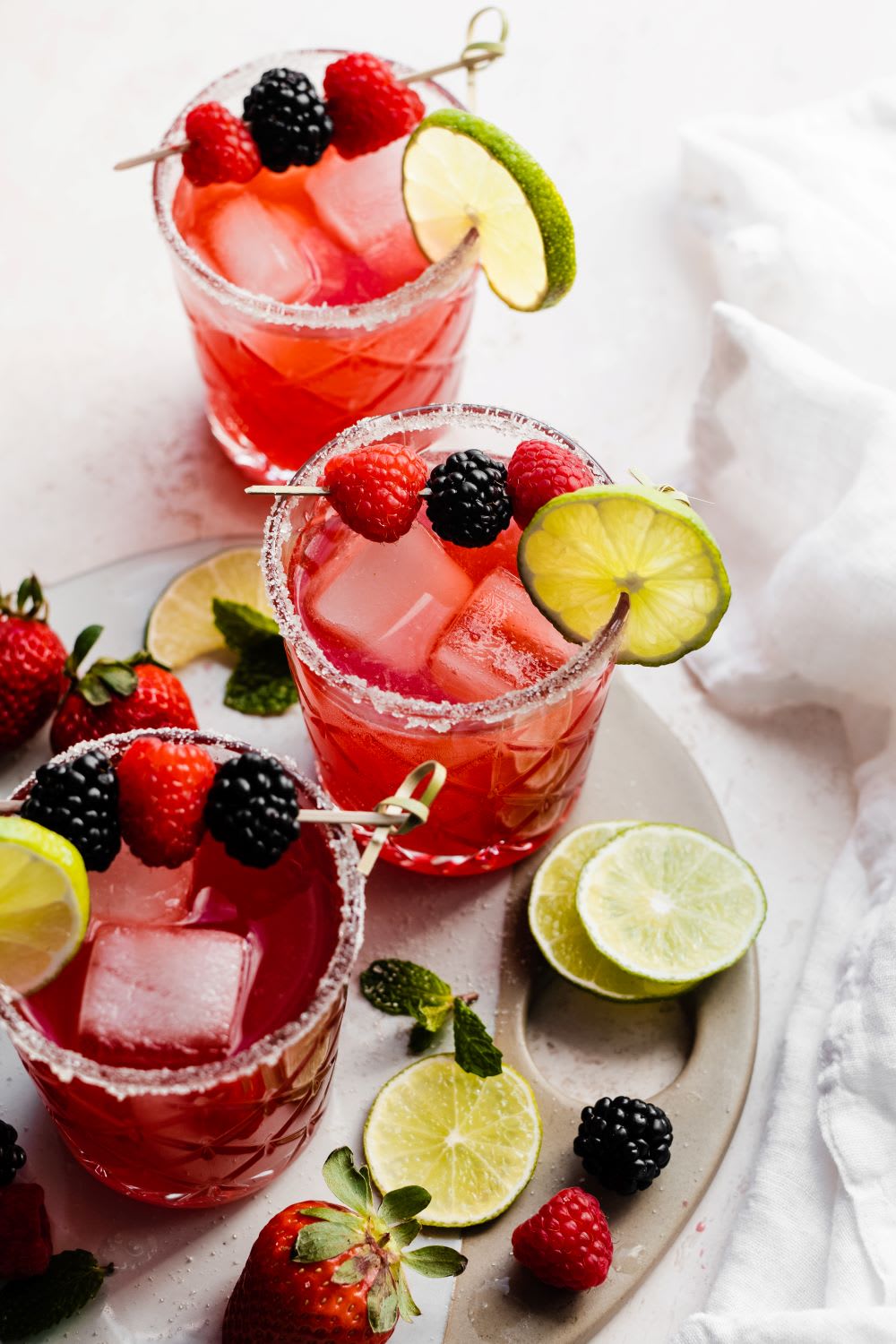 berry margaritas