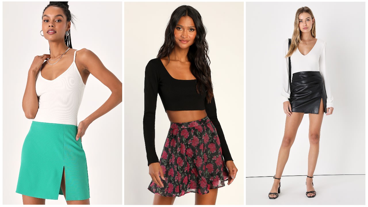 cute mini skirts
