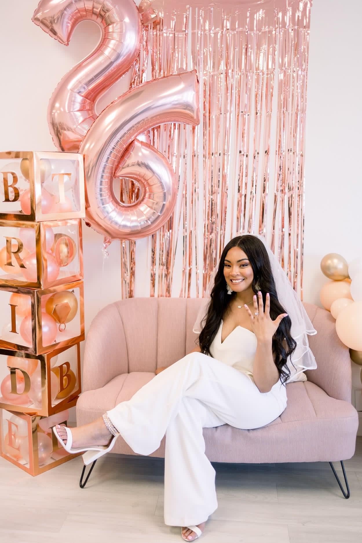 white bridal jumpsuit