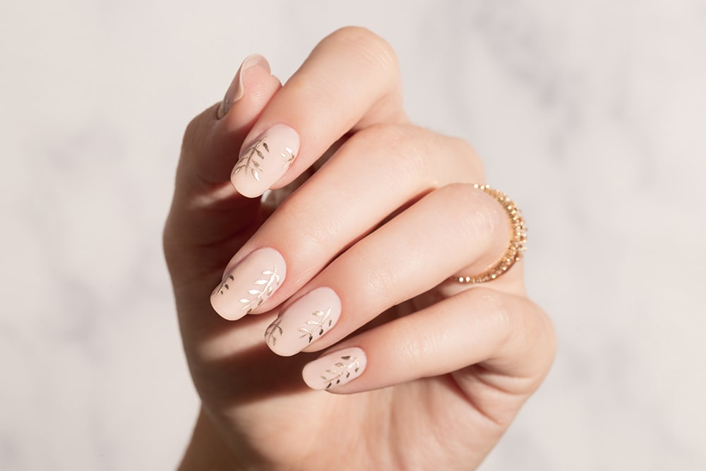 Simple Elegant Blush Pink Nails | Bride nails, Bridal nails, Wedding nails  design