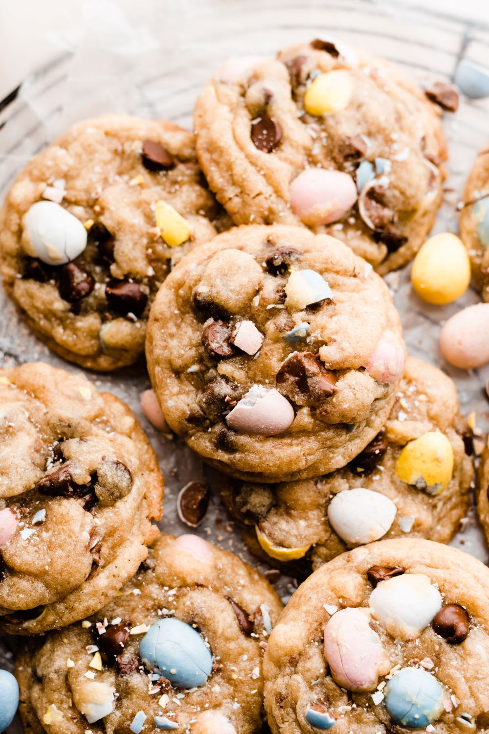 easter chocolate chip cookies