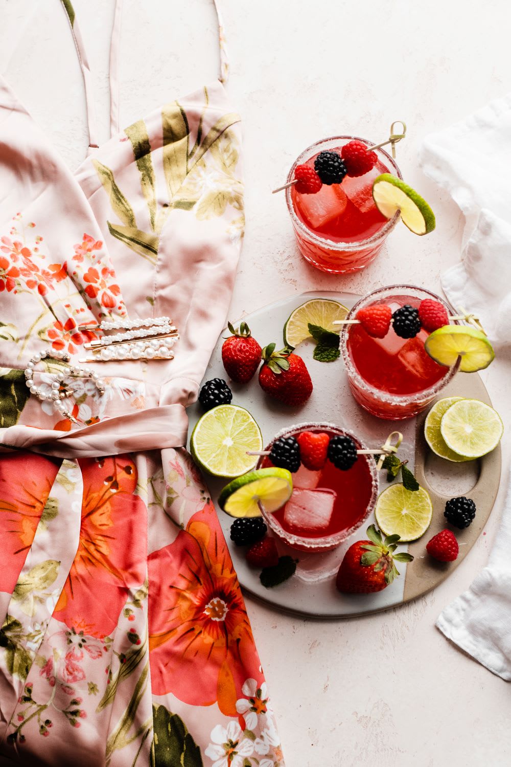 bridal shower dress and drinks