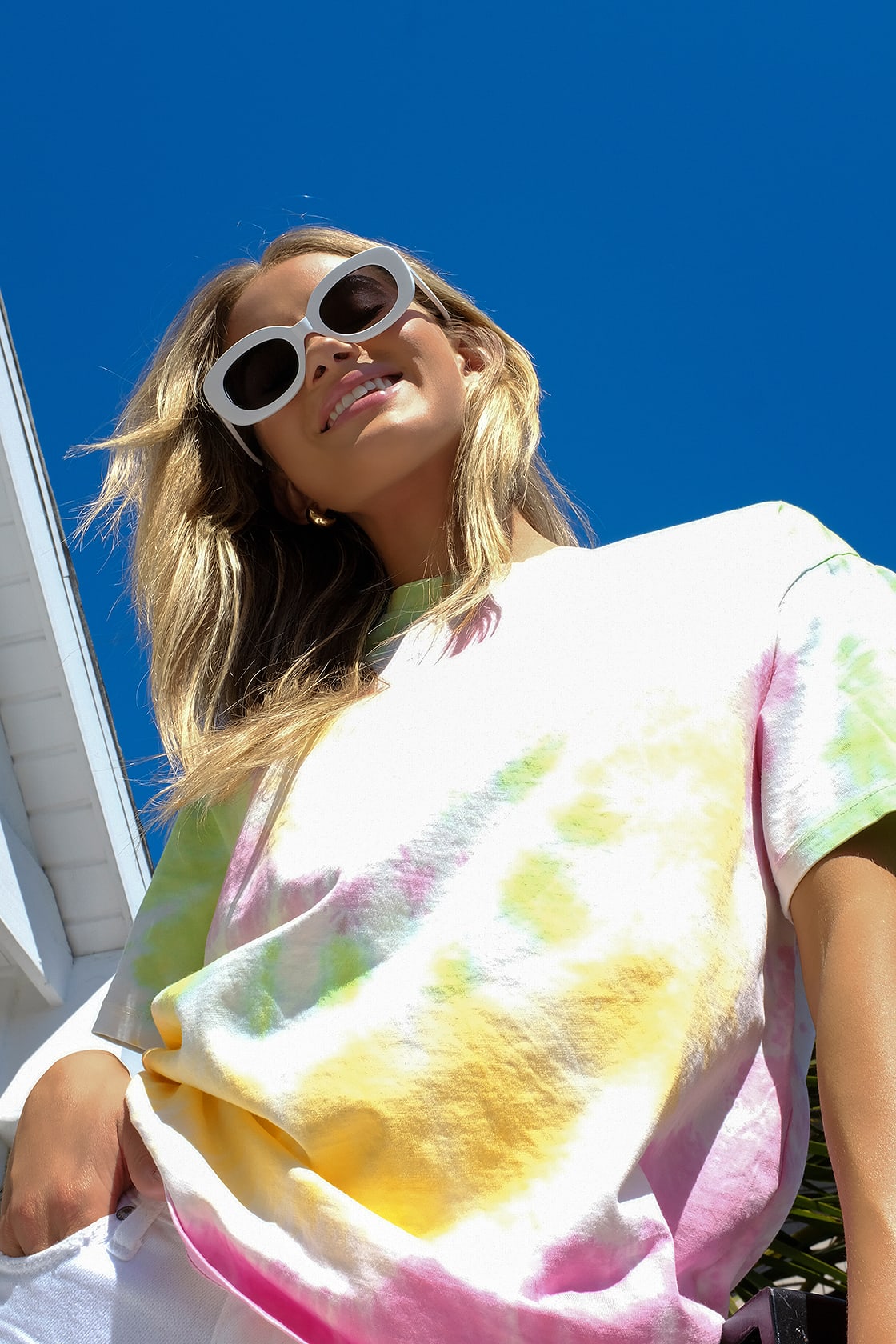 white square sunglasses