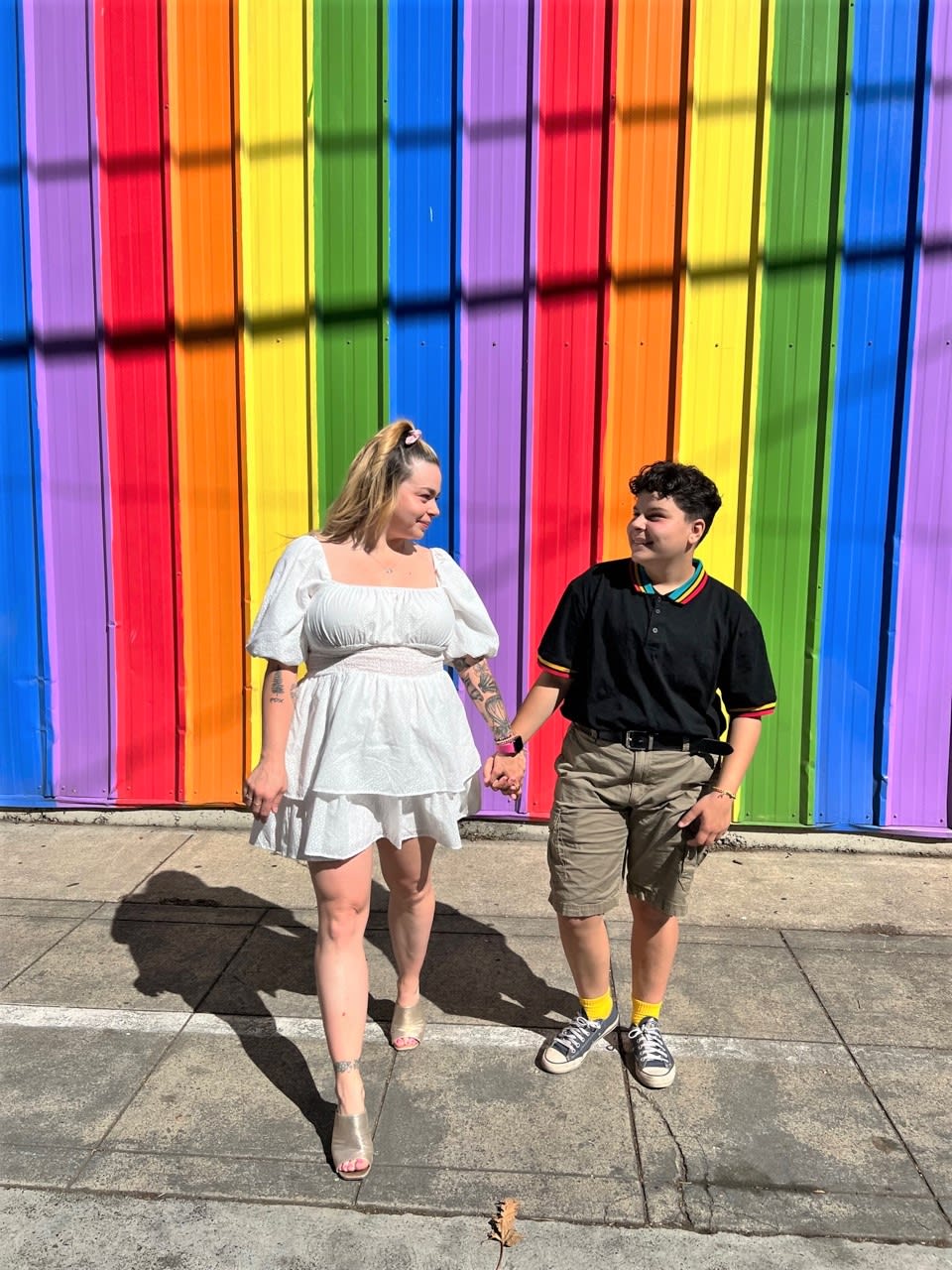 mom and transgender teen