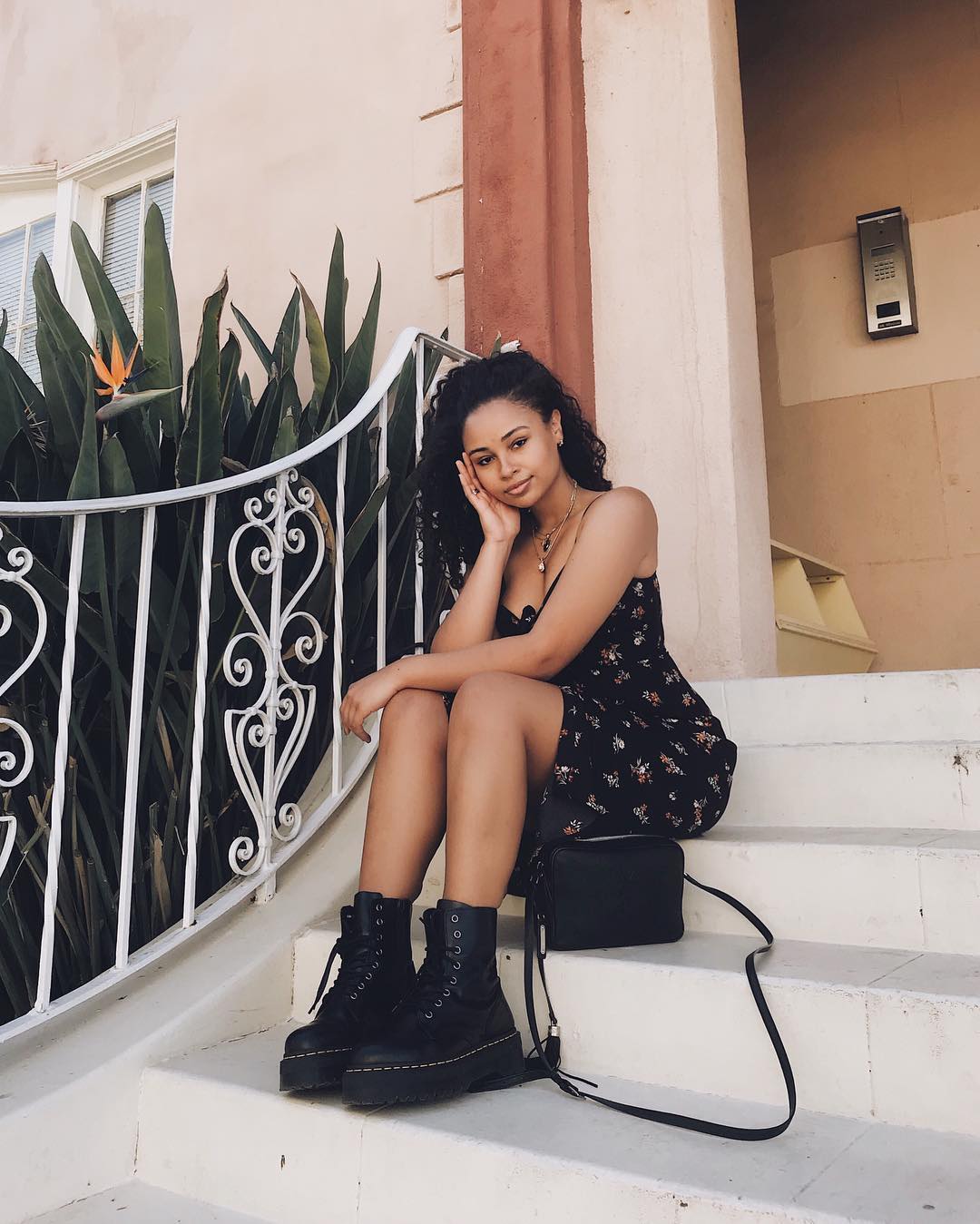 summer dress with boots