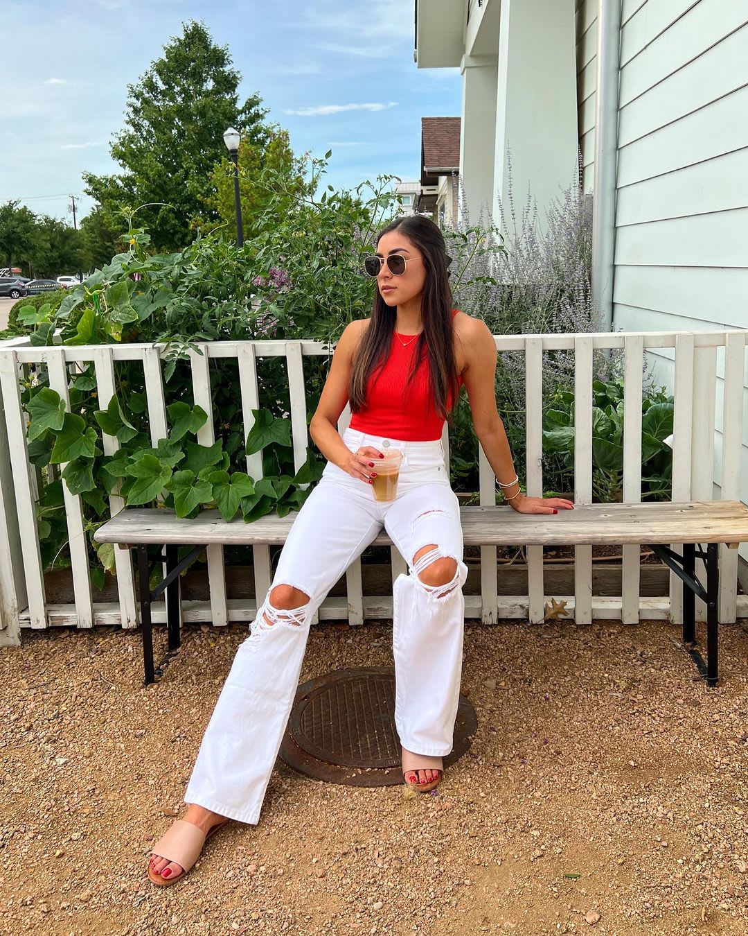 orange bodysuit
