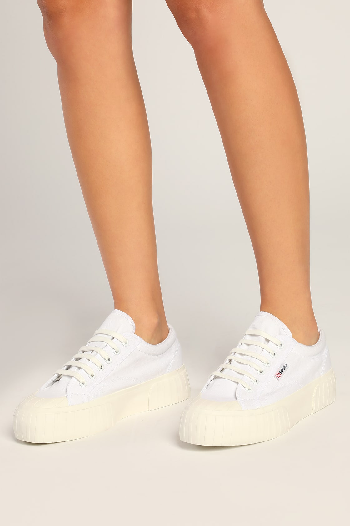white flatform sneakers
