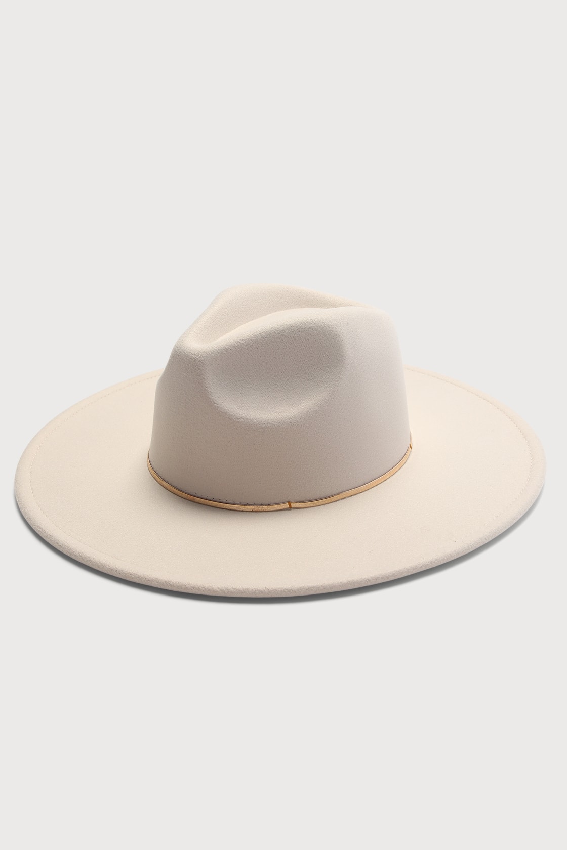 ivory wide brim hat
