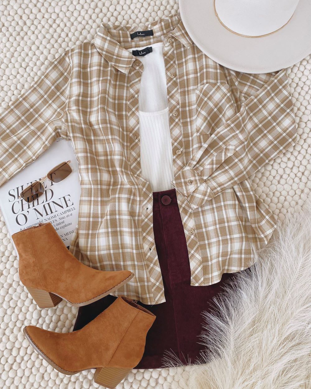 plaid shirt outfit